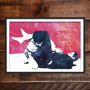 Jiu Jitsu Wall Art - Etsy UK