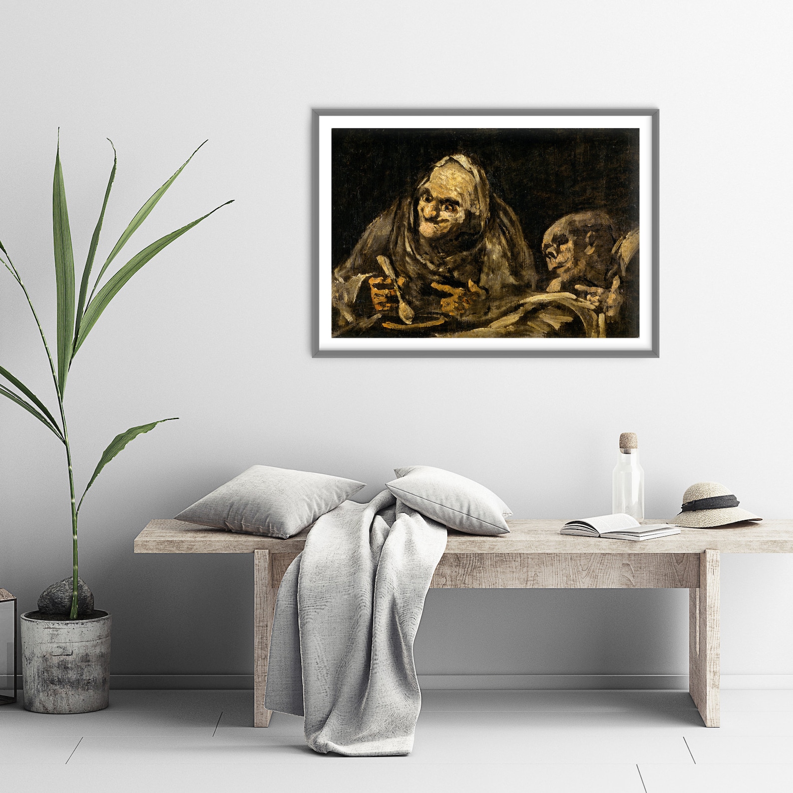 Francisco Goya Two Old Men Eating Soup 1823 Classic Etsy UK