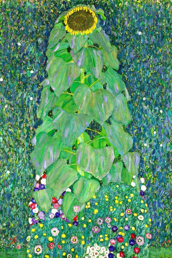 グスタフ・クリムト - ひまわり（1908年） - 絵画 写真 ポスター