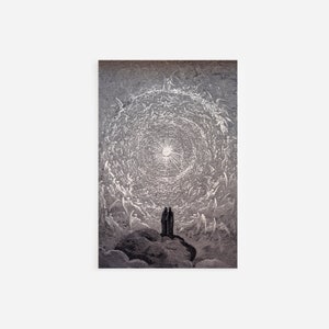 Gustave Dore - The Empyrean (1872) - Art Print Poster Painting - Museum Quality Giclee Home Wall Décor