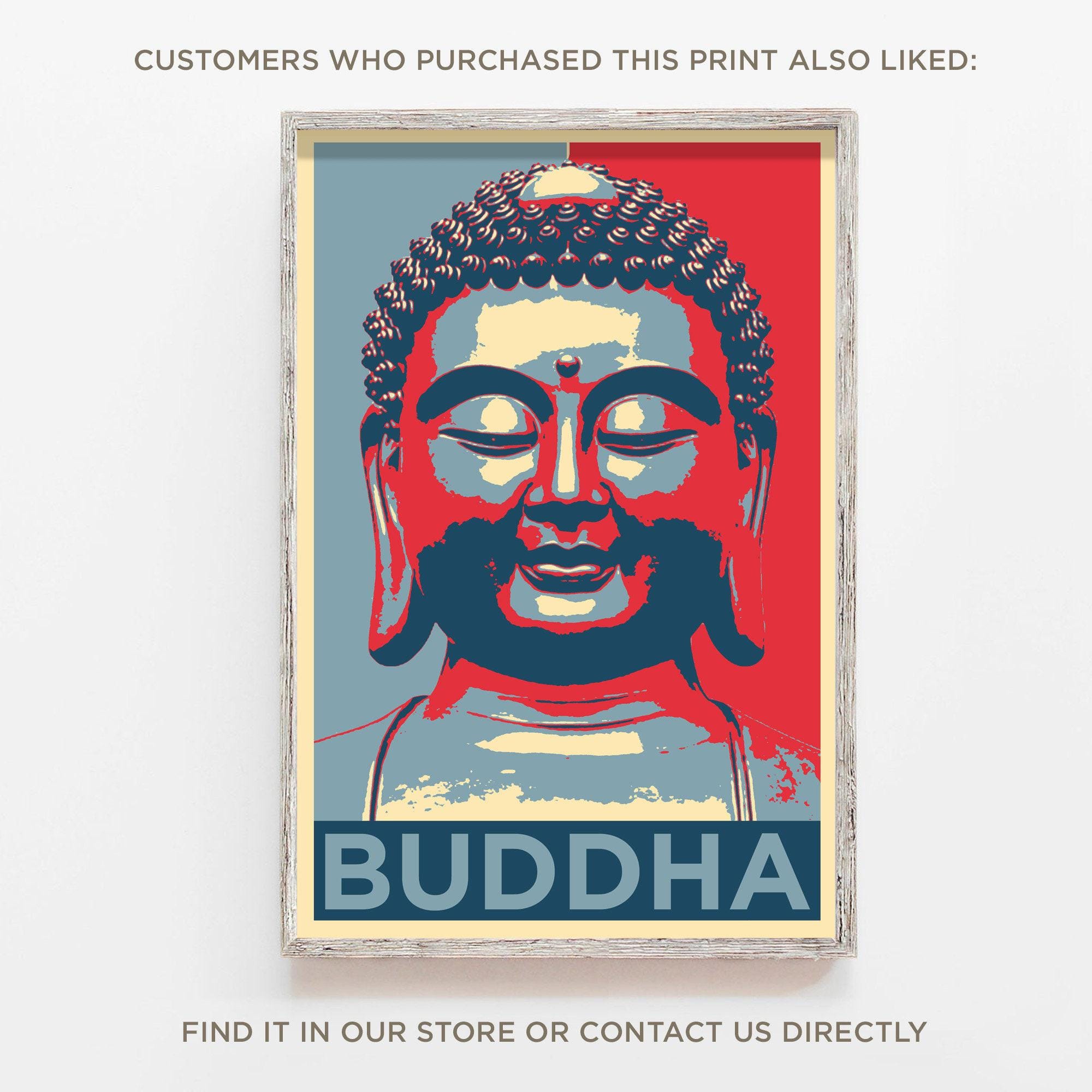 The Buddha Inspirational Quote Poster - Thousands of Candles Can Be Lit ...