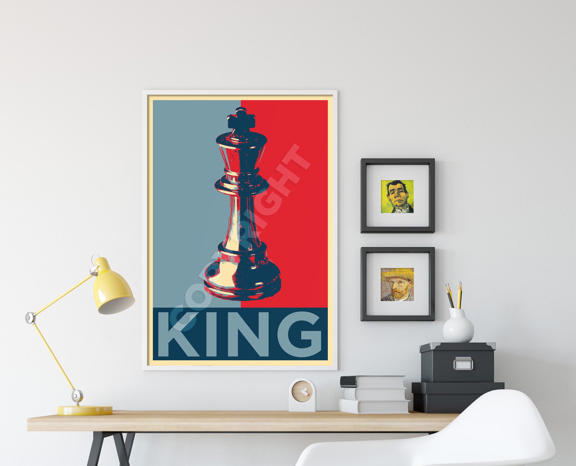 All hail the king - Chess Poster for Sale by HobbiesAndFun