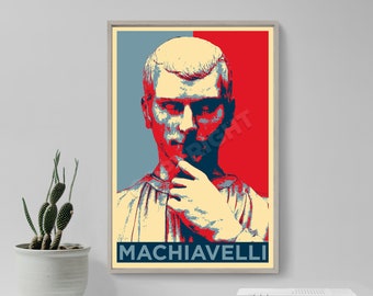 Niccolo Machiavelli Original Art Print - Photo Poster Gift - The Prince The Art of War