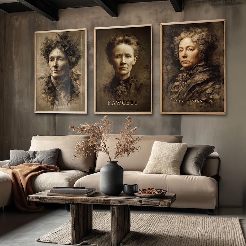 The Suffragettes - Set of Three Movie Posters of History - 3 Art Prints ...