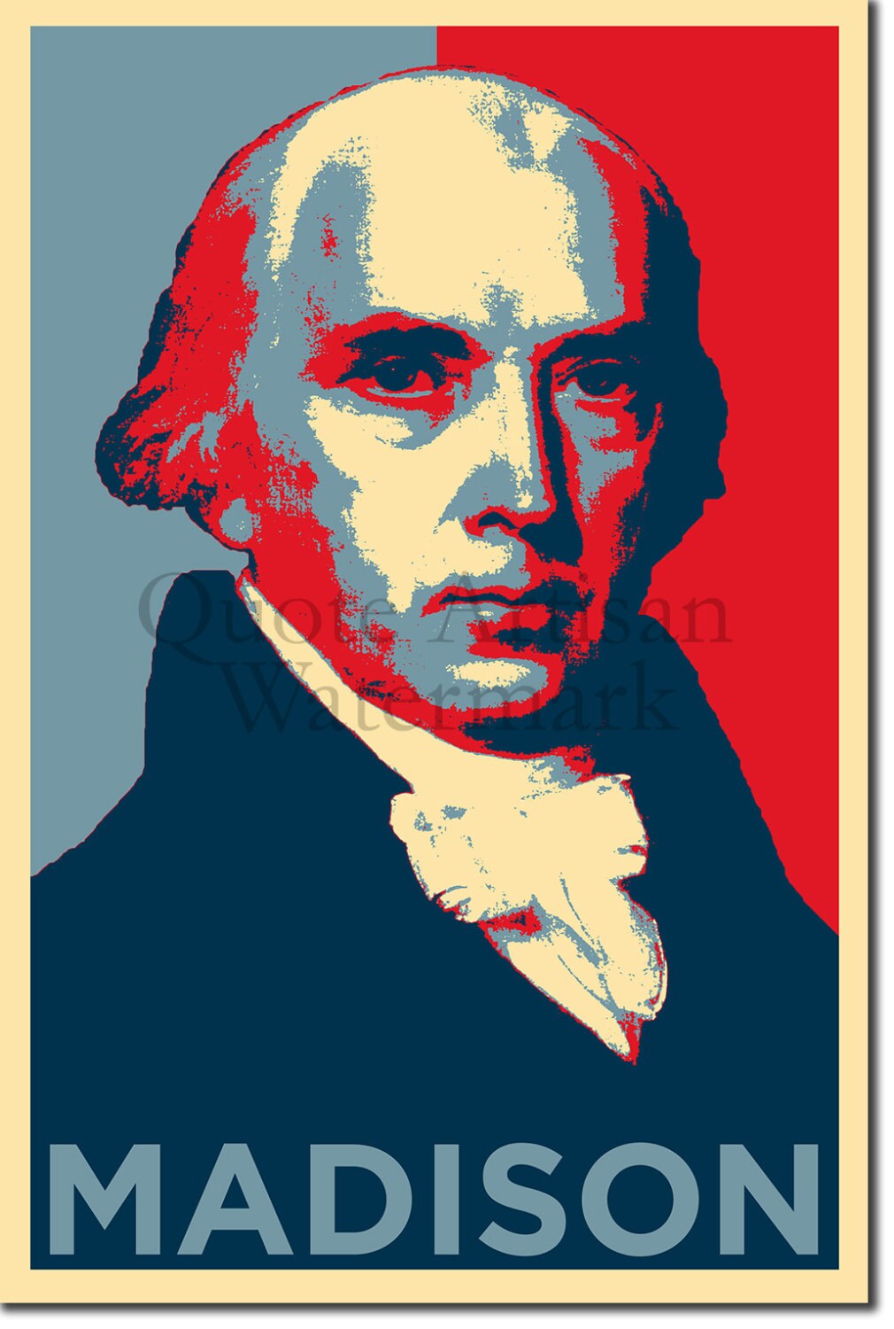 James Madison Original Art Print 12x8 Inch Photo Poster Gift | Etsy
