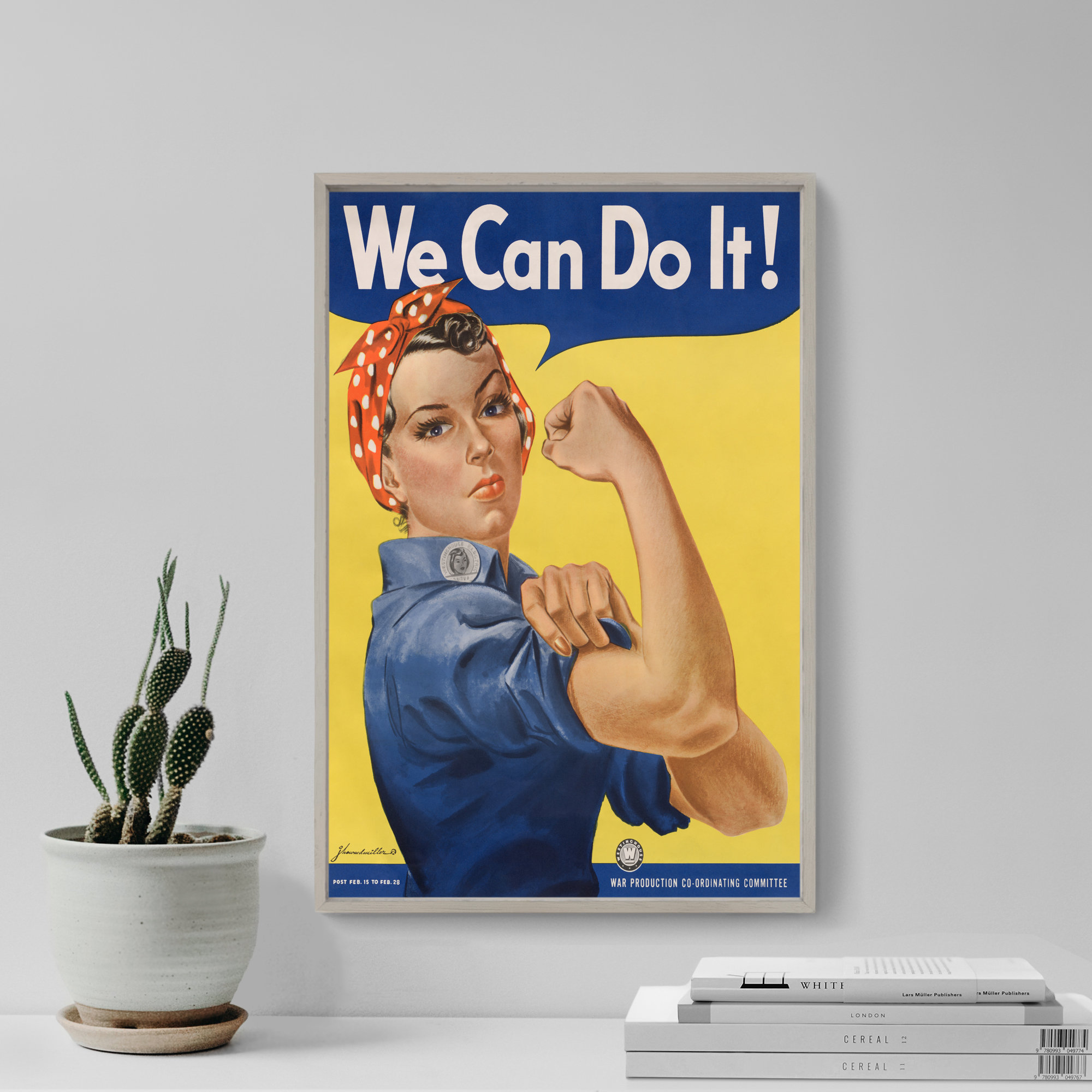 We Can Do It Rosie the Riveter 1943 Vintage Poster | Etsy