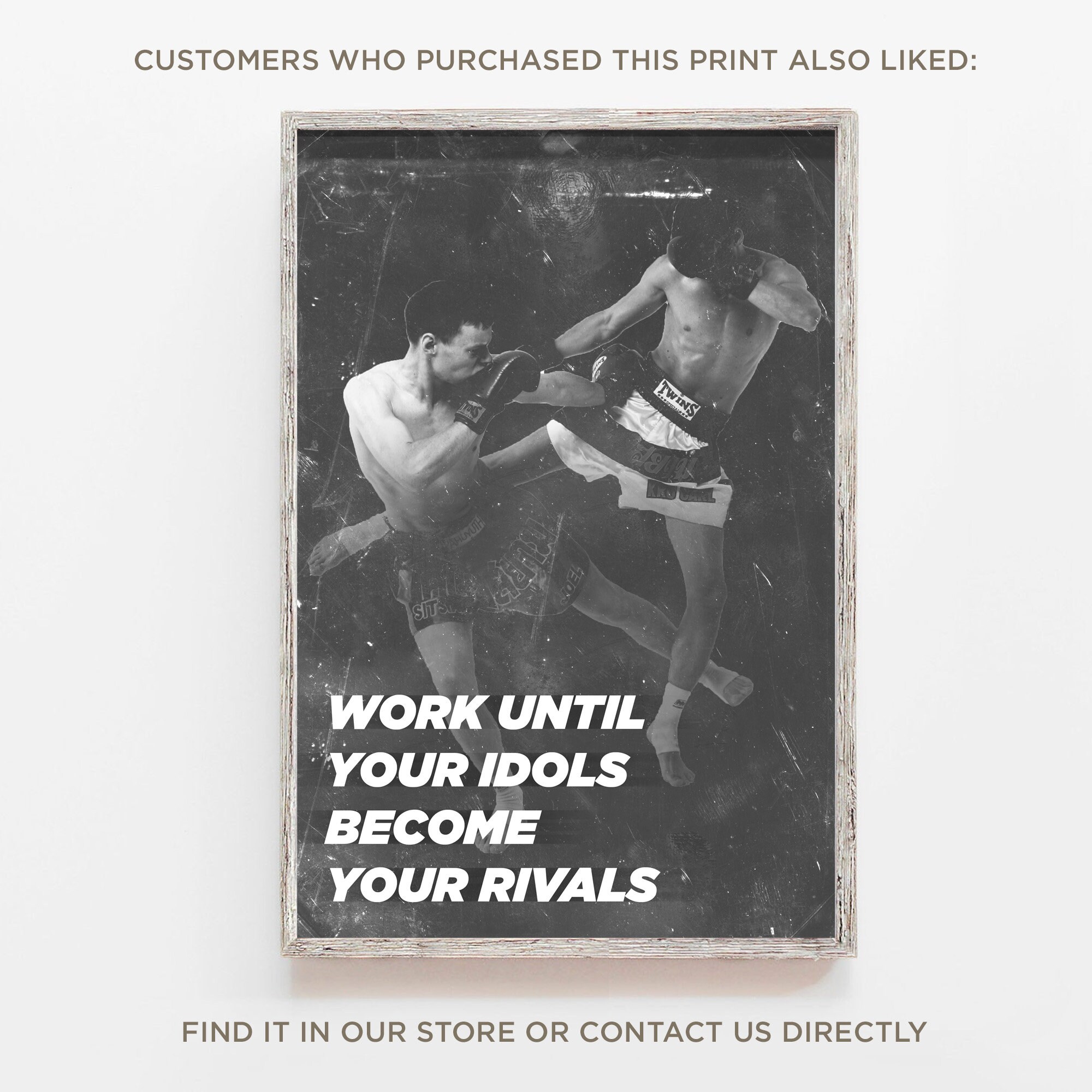 Muay Thai Motivational Poster 09 every Morning You Have Etsy