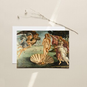Sandro Botticelli - The Birth of Venus (1484) - Reproduction of a Classic Painting - Photo Poster Print Art Gift image 4