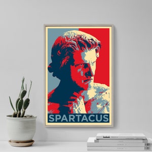 Spartacus Original Art Print - Photo Poster Gift Home Wall Decor Hope Roman Soldier Gladiator