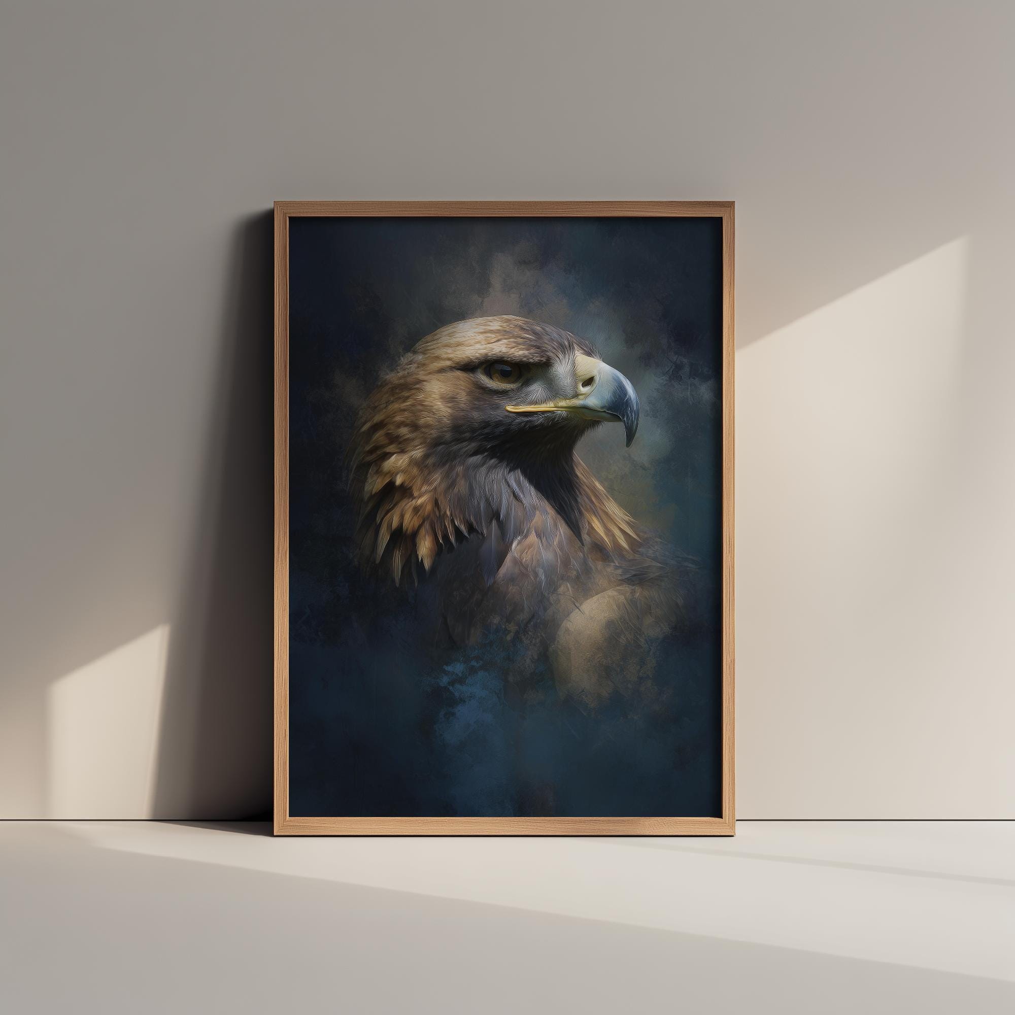 Golden Eagle Animal Oil Painting - Scotland Art Print - Photo Poster ...