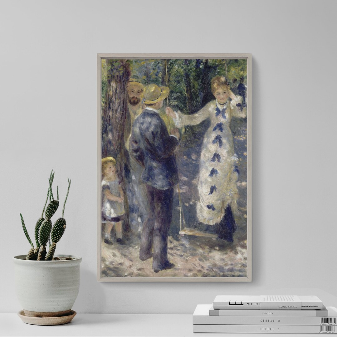 Pierre-auguste Renoir - the Swing (1876) - Giclee Art Print Painting ...