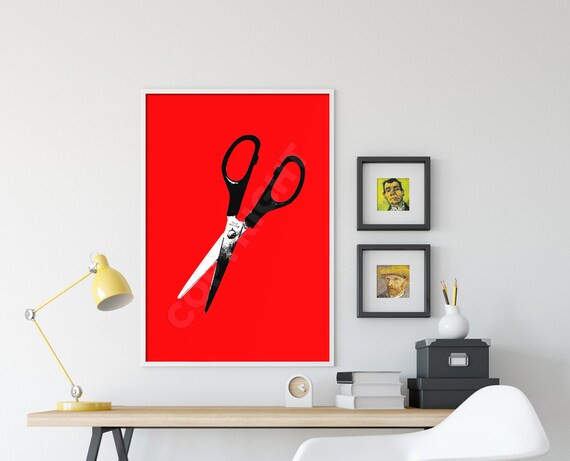 Scissor Art  Scissors art, Object drawing, Everyday objects