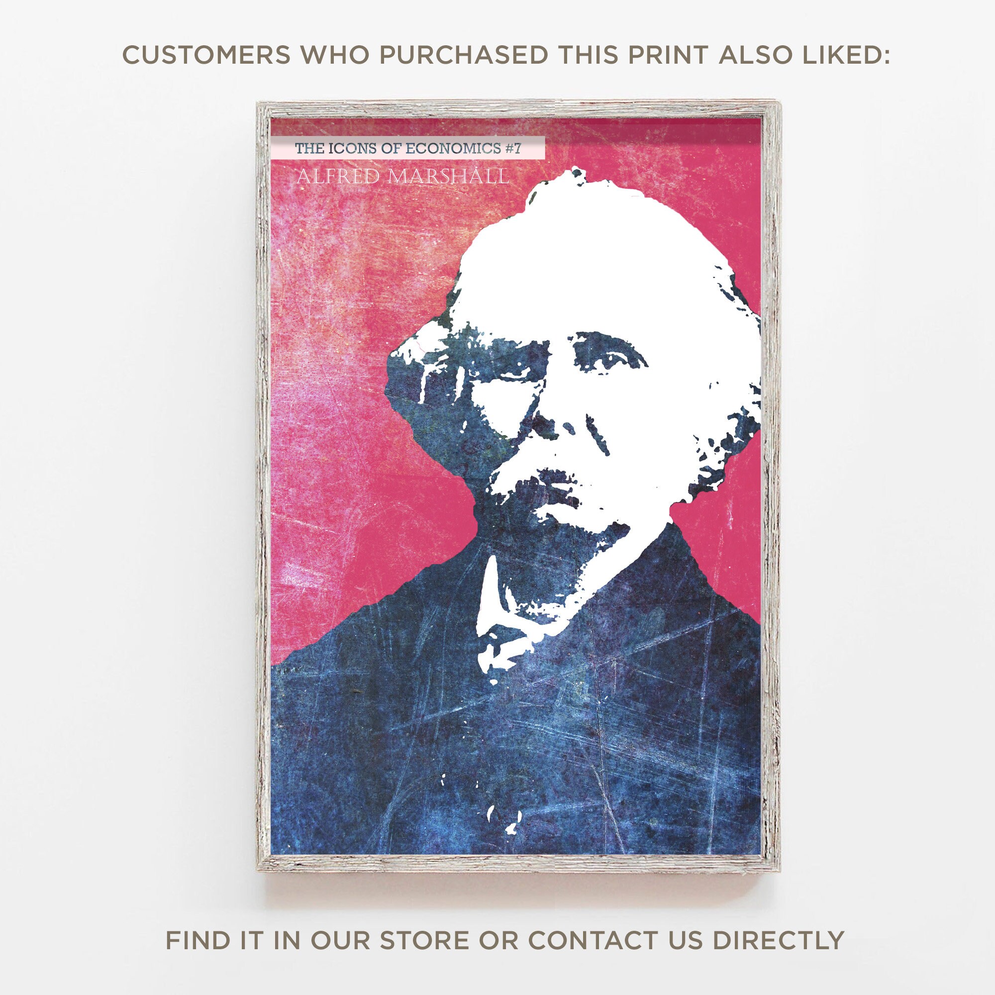 Karl Marx the Icons of Economics 3 Art Print Poster Wall - Etsy UK