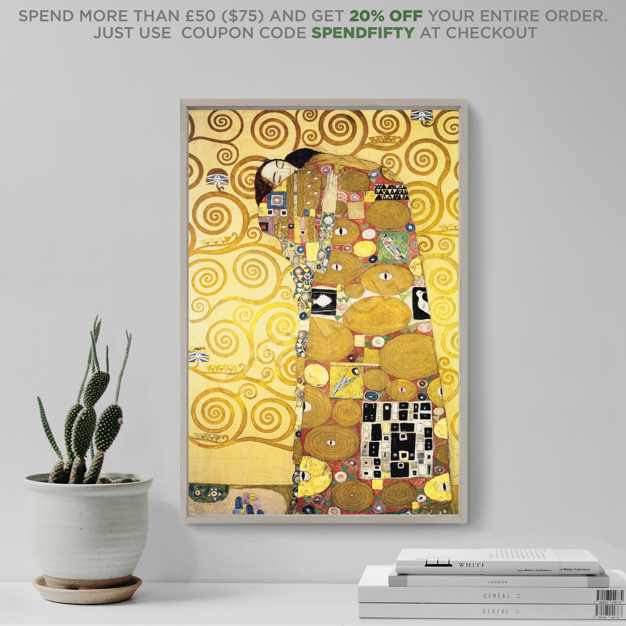 【匿名発送】グスタフ・クリムト　『抱擁』　複製画　版画　絵画 匿名発送】グスタフ・クリムト 『抱擁』 複製画 版画 絵画 匿名配送