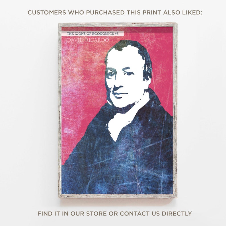 Adam Smith - Ekonomins ikoner #1 - Konsttryck Poster Vägg Heminredning Ekonomi Gåva Ekonom - Nationernas rikedom Poster bild 9