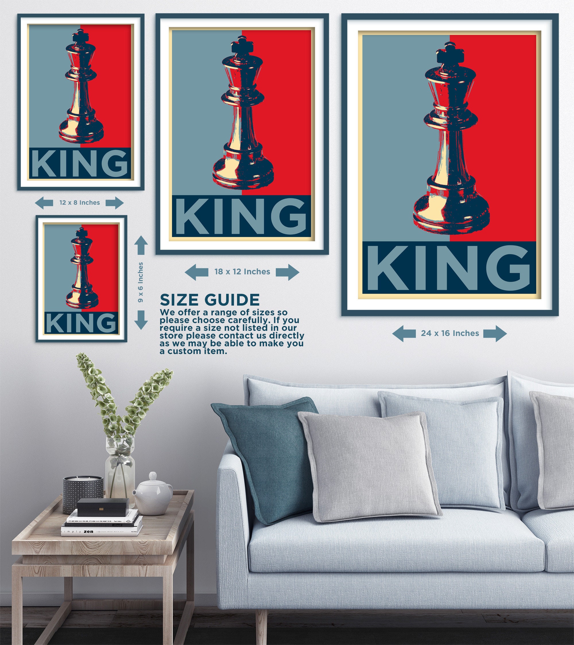 All hail the king - Chess Poster for Sale by HobbiesAndFun