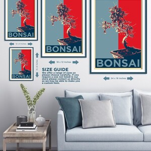 Bonsai Tree - Hope - Original Art Print Poster Photo Gift Wall Decor - Gardening Gardener Plant image 5