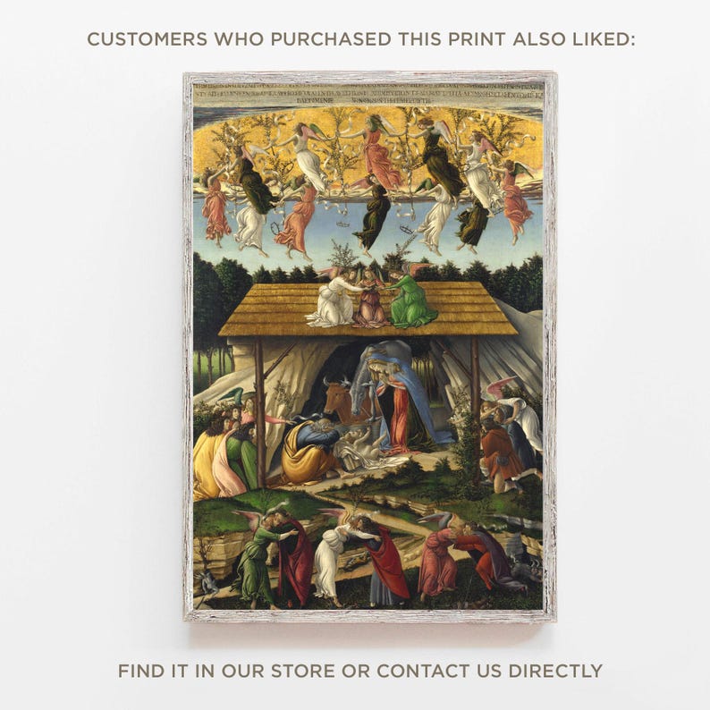 Sandro Botticelli - The Birth of Venus (1484) - Reproduction of a Classic Painting - Photo Poster Print Art Gift image 8