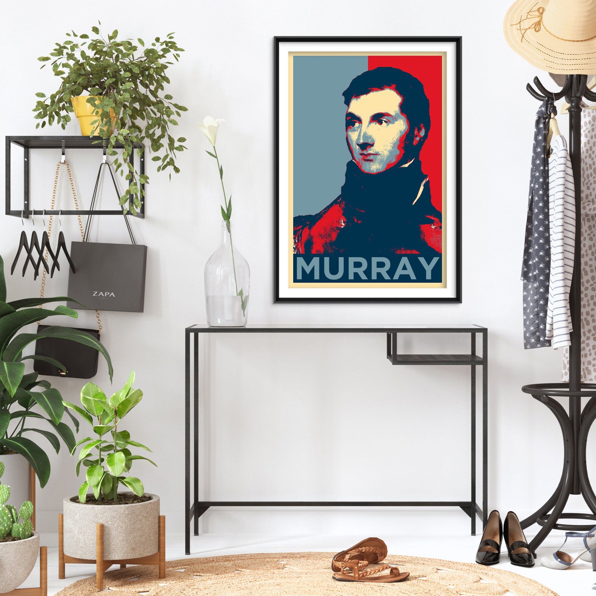 George Murray Frame George Murary Original Art Print - Photo Poster Gift Home Wall Decor ...