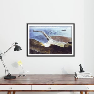 Eric Ravilious - Downs in Winter (1935) - Classic Painting Photo Poster ...