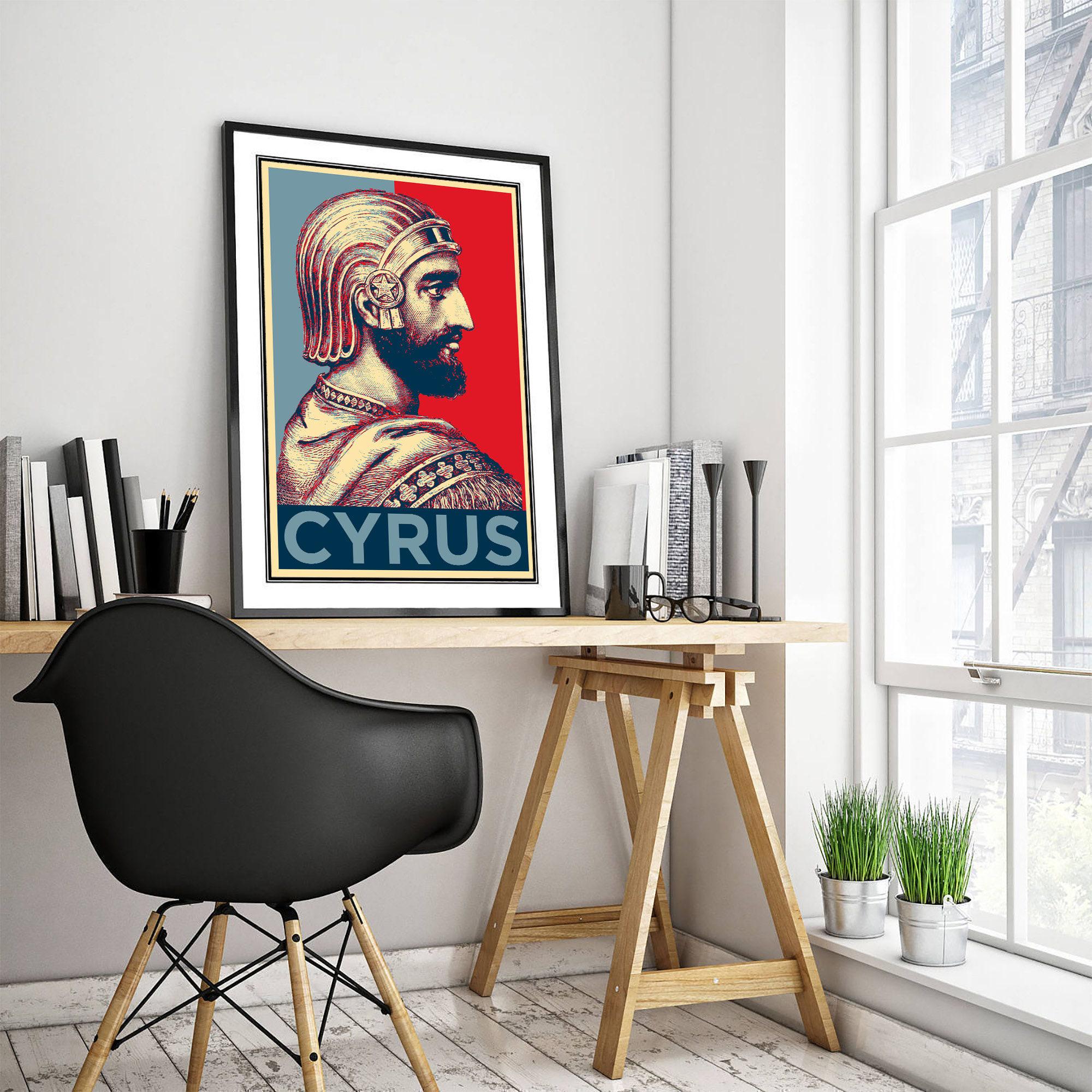 Cyrus the Great Original Art Print - Photo Poster Gift Wall Decor ...