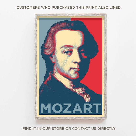 Portrait of Composer Johann Bach Music Repro Made in U.S.A Giclee Prints