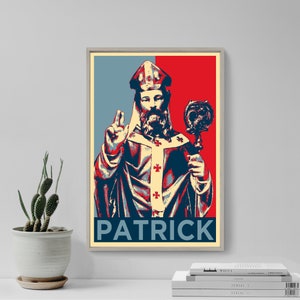 Saint Patrick - Original Art Print Poster Photo Gift Wall Decor Hope Apostle of Ireland Patron