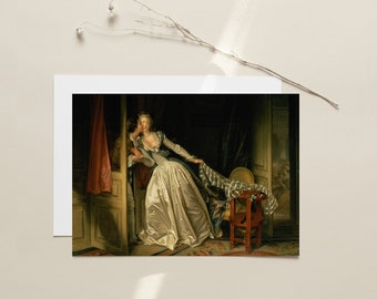 ジャン・オノレ・フラゴナール - 盗まれたキス (1760) - 絵画写真