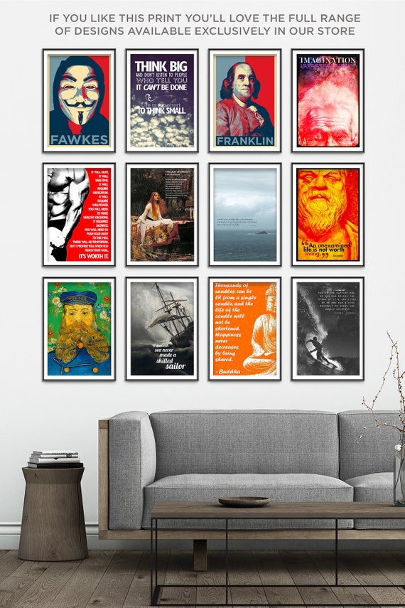 Guy Fawkes Original Art Print - Photo Poster Gift - Hope Parody