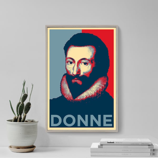 John Donne Original Art Print - Photo Poster Gift Home Wall Decor