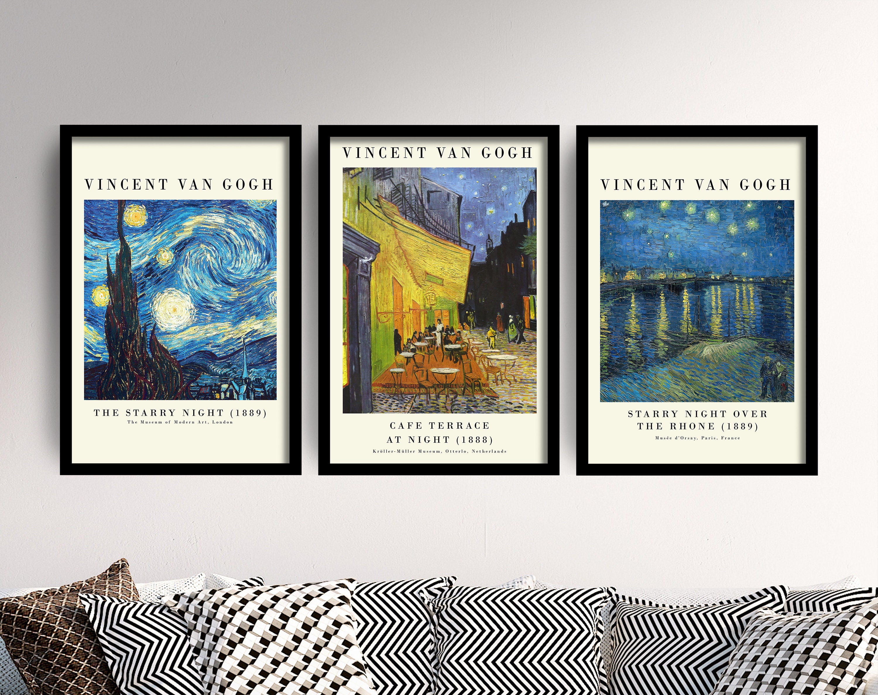 Vincent Van Gogh Museum Poster - Etsy