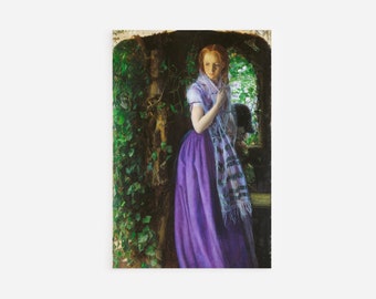 Arthur Hughes - April Love (1856) - Art Print Poster Painting - Museum Quality Giclee Home Wall Décor