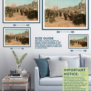 Ilya Repin - Religious Procession in Kursk Province (1883) - Classic ...