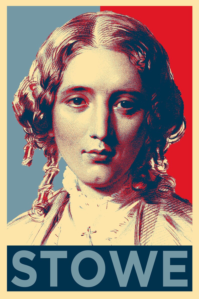 Harriet Beecher Stowe Hope Original Art Print Poster Photo | Etsy