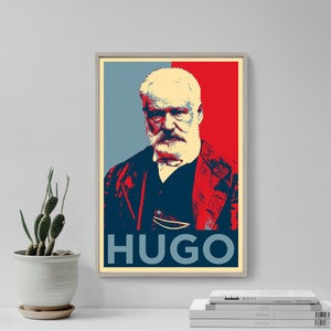 Victor Hugo Original Art Print - Photo Poster Gift Wall Home Decor - Hope French Poet, Romantic Movement, Les Misérables
