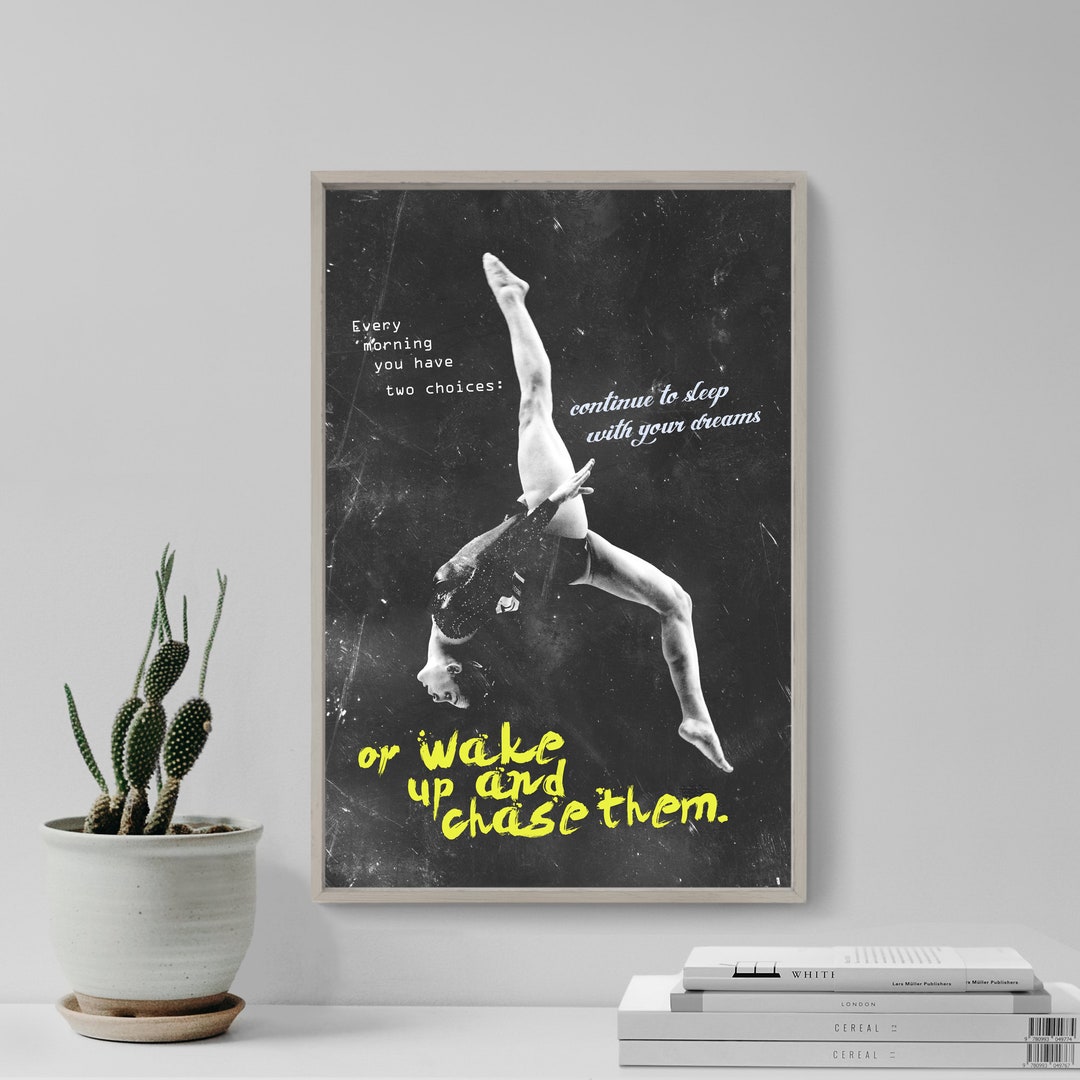 Toile Murale Avec Citation Motivation - Déco Salle De Sport / Fitness - Warpathic - Neuve