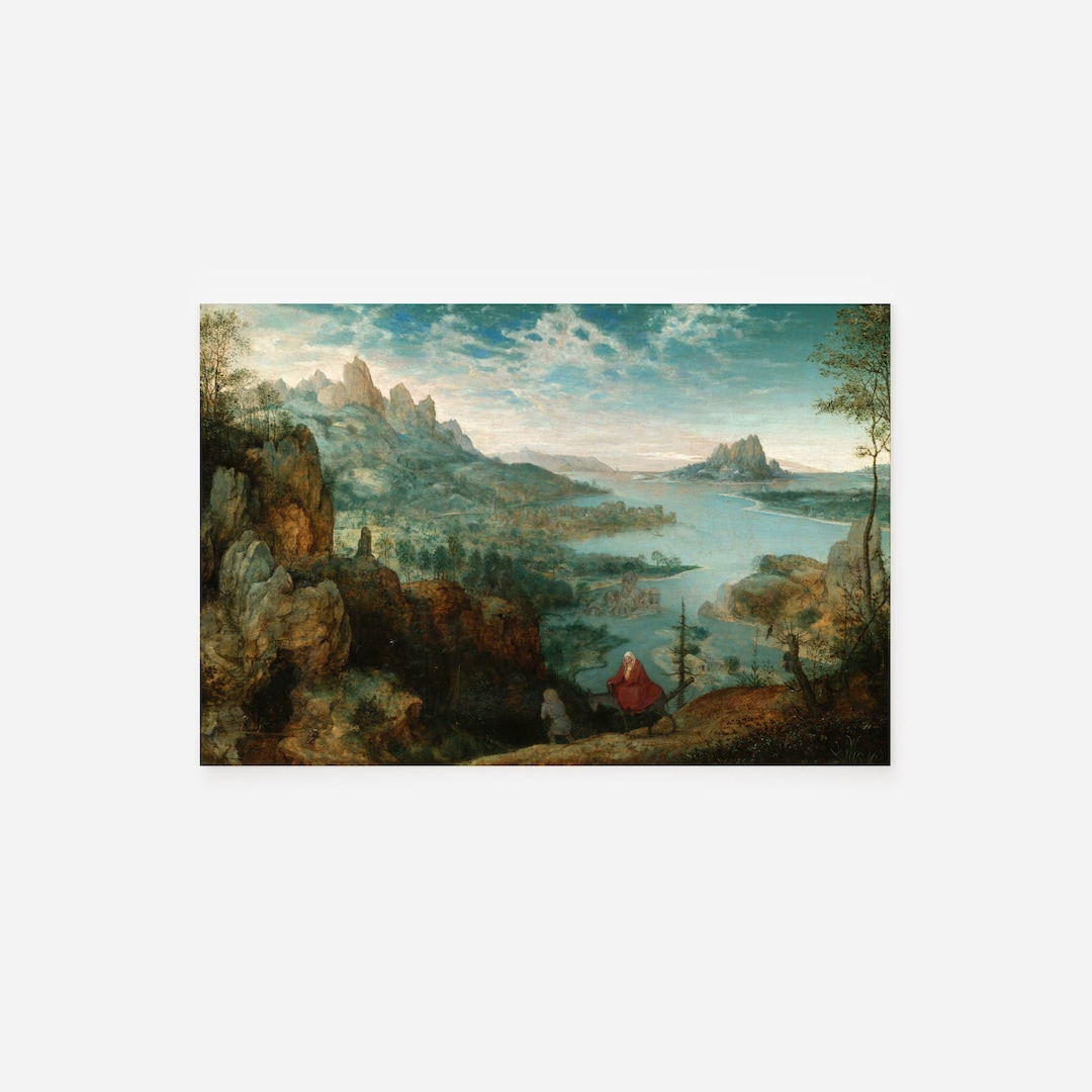 ピーテル・ブリューゲル（父） - エジプトへの逃避のある風景（1563年