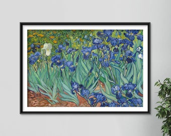 ヴィンセント ヴァン ゴッホ 絵画、アイリス (1889) 絵画、アイリス