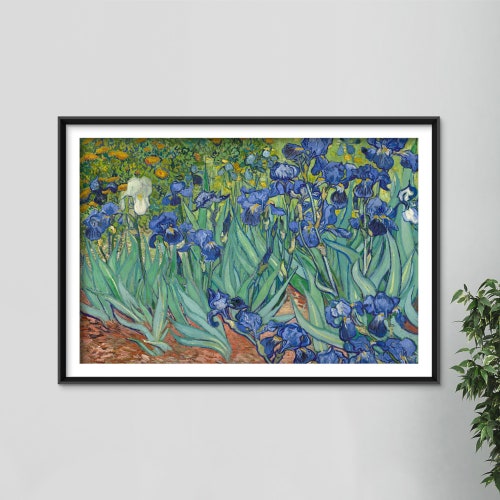 Vincent Van Gogh Irises 1890 Classic Painting Photo - Etsy
