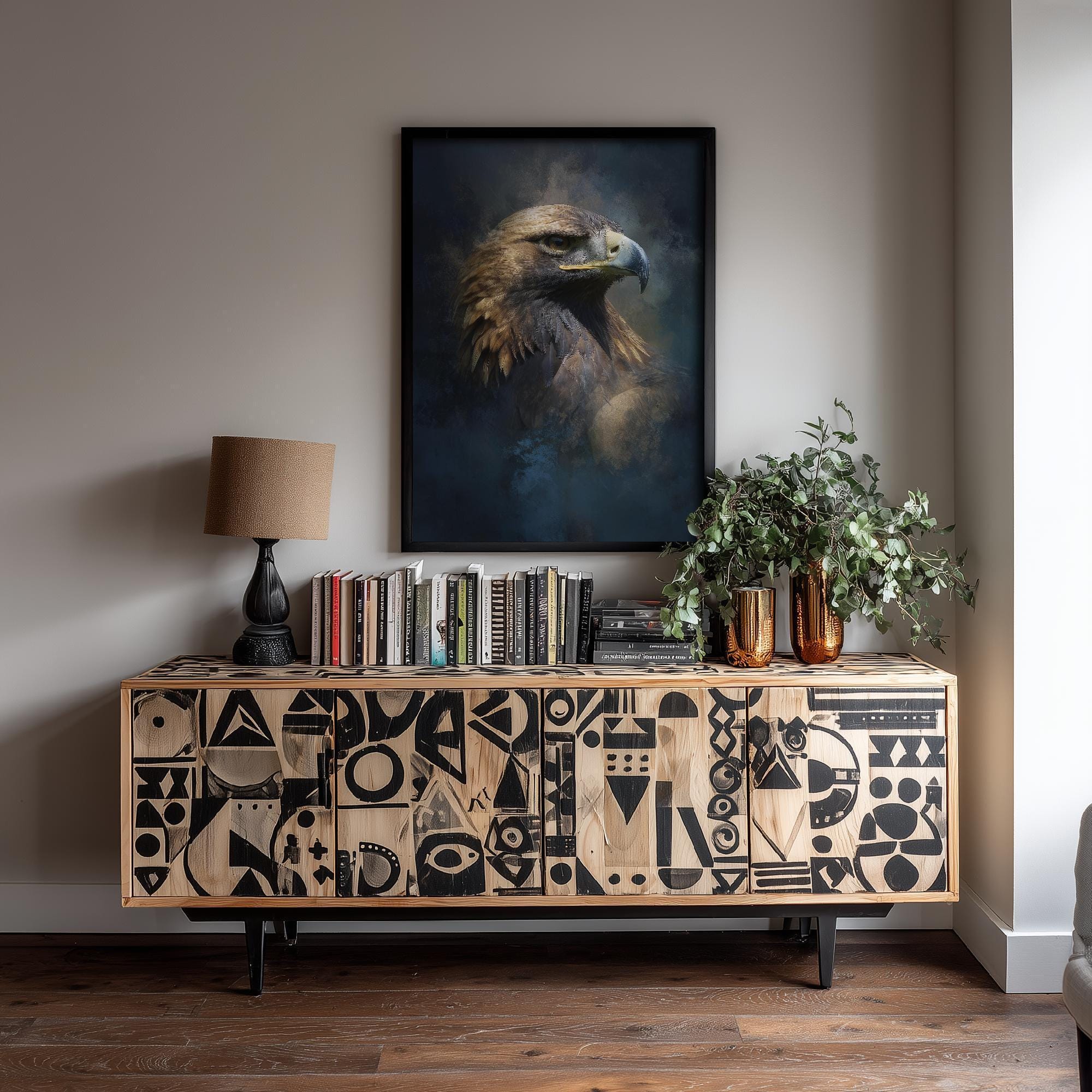 Golden Eagle Animal Oil Painting - Scotland Art Print - Photo Poster ...
