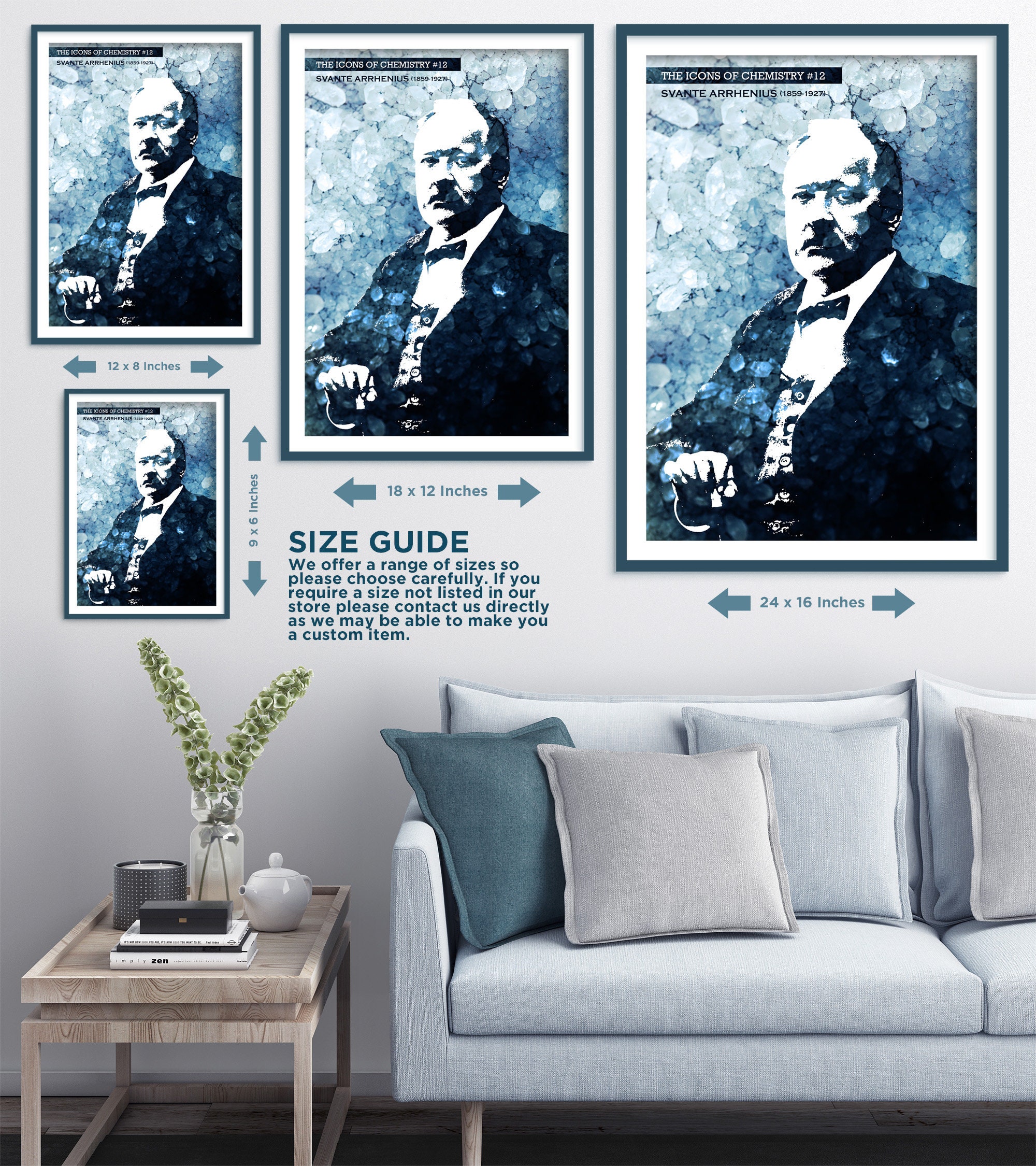 Svante Arrhenius the Icons of Chemistry 12 Art Print - Etsy UK