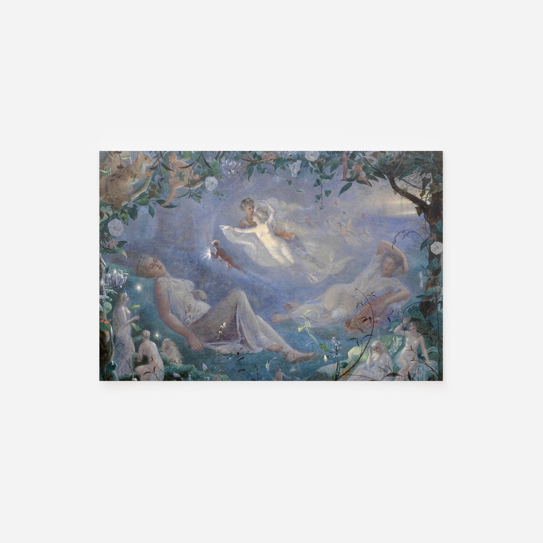 John Simmons - Scene From a Midsummer Night's Dream (1873) - Painting ...