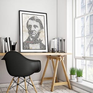 RALPH WALDO EMERSON Typographic Poster - Original Art Print Photo Gift Wall Decor Home Decor Common Sense Self Reliance Bild 3