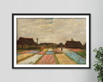 フィンセント・ファン・ゴッホ - オランダの花壇 (1883) - クラシック
