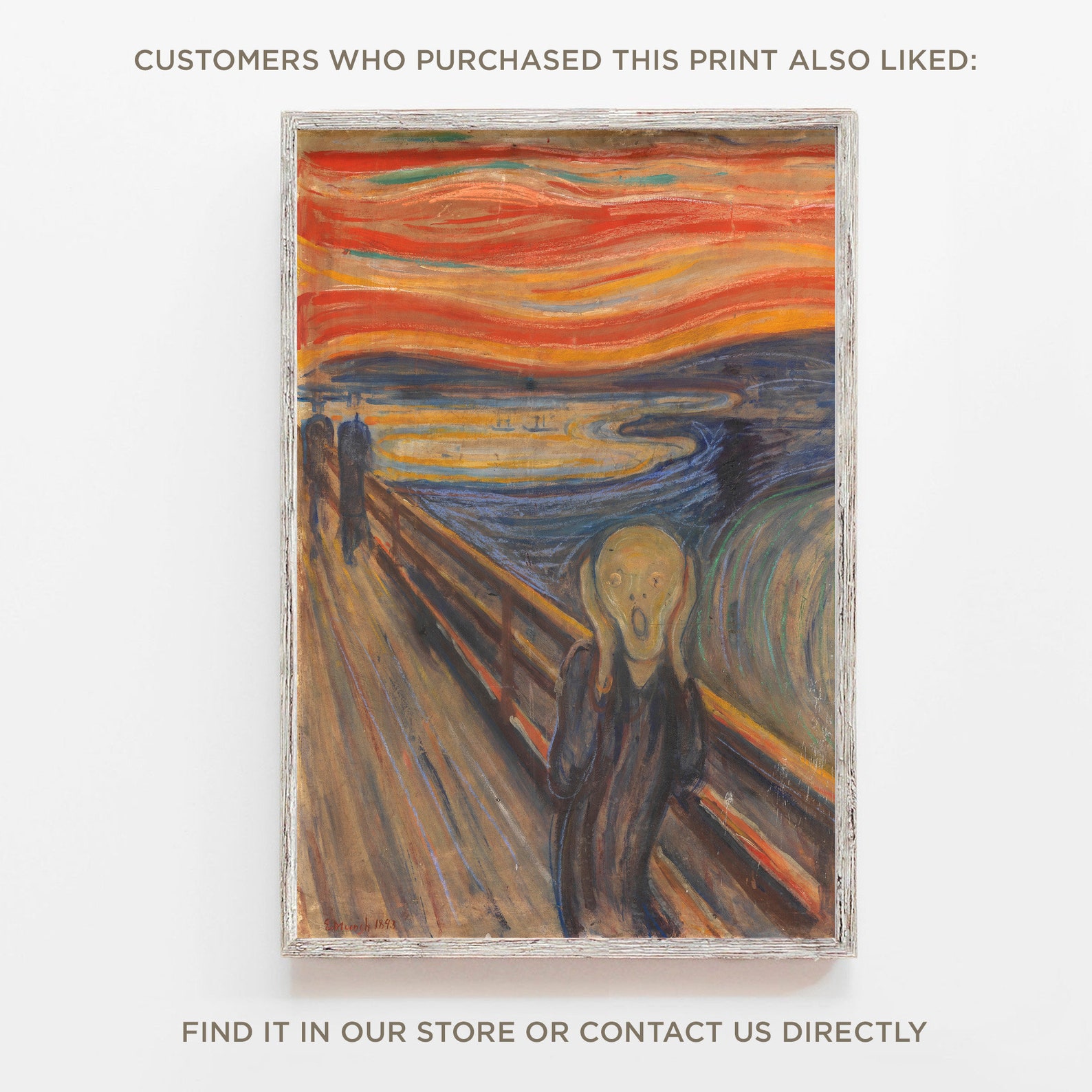 Edvard Munch Funeral March 1897 Painting Photo Poster Etsy UK