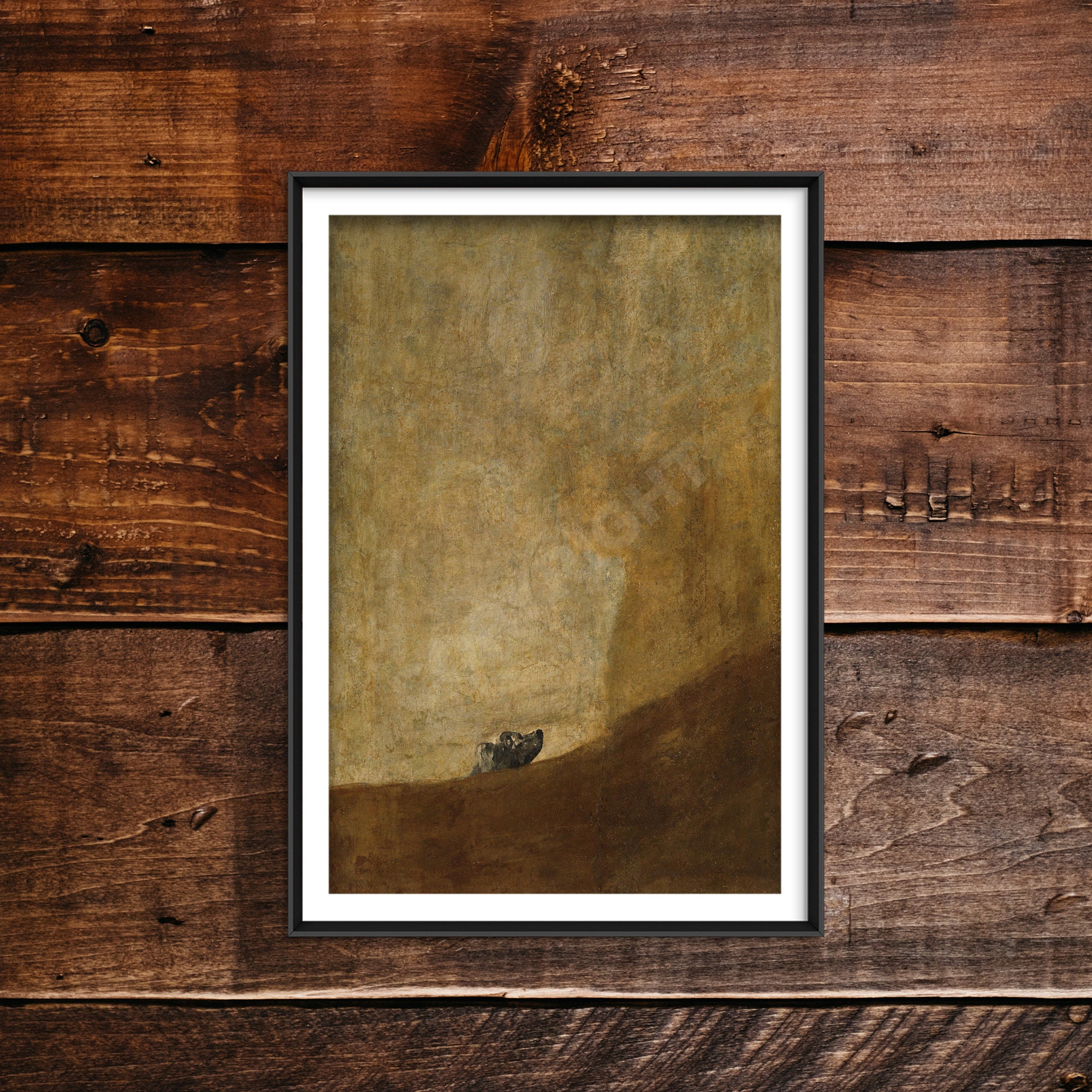 Francisco Goya the Dog 1823 Classic Painting Photo - Etsy UK