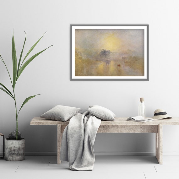 ウィリアム・ターナー - ノーハム城の日の出（1845年） - 絵画