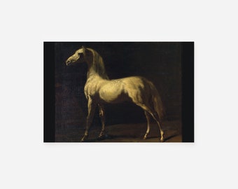 テオドール・ジェリコー、希少画集画、新品高級額、額装付 テオドール・ジェリコー、スペインの馬、希少画集画、新品高級額