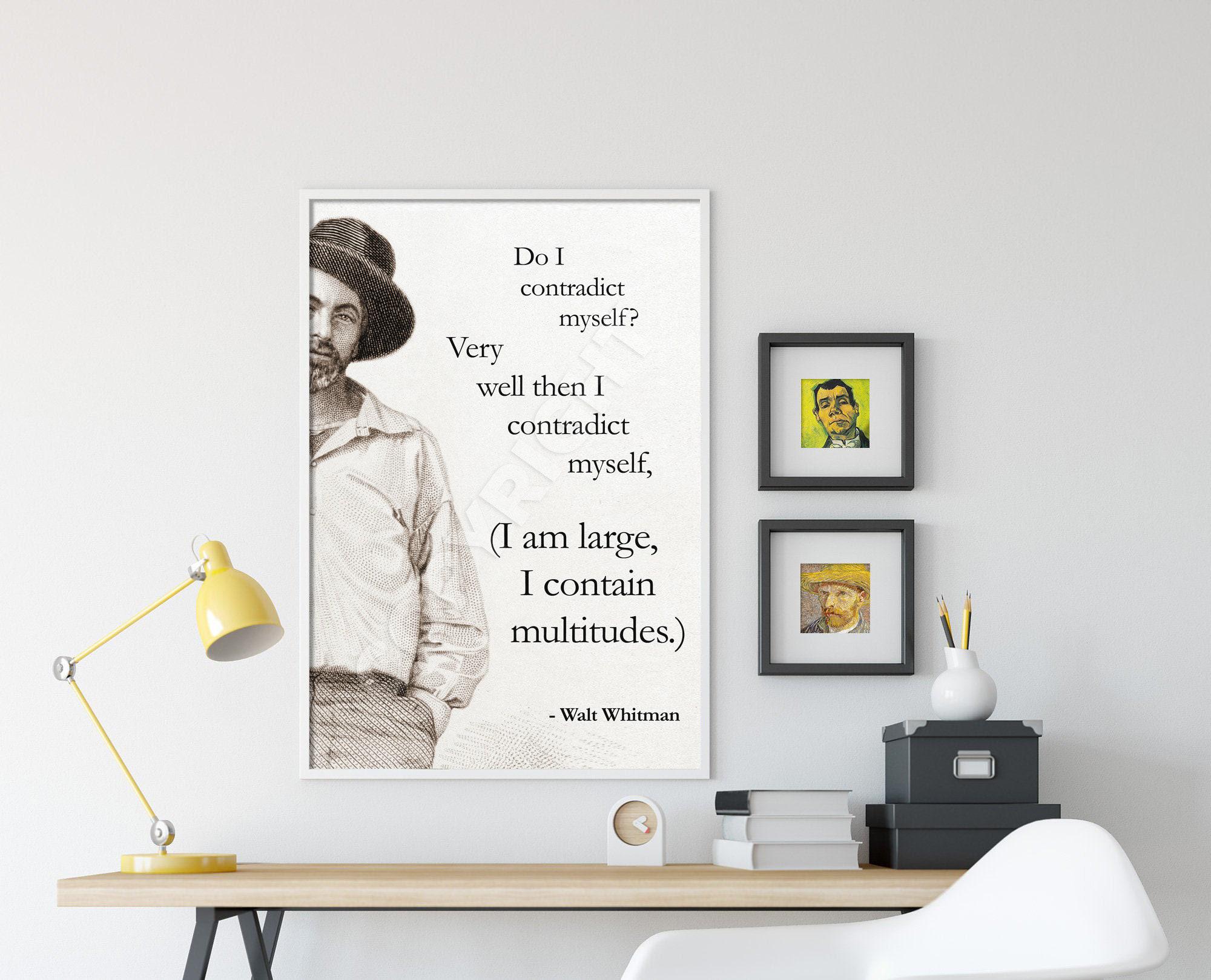 I Contain Multitudes [extract] - Poem by Walter Walt Whitman - Art ...