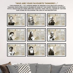 The Wisdom of Epicurus - Original Art Print Featuring His Greatest Quotes - Photo Poster Gift Poet Philosophy Greek Philosopher image 8